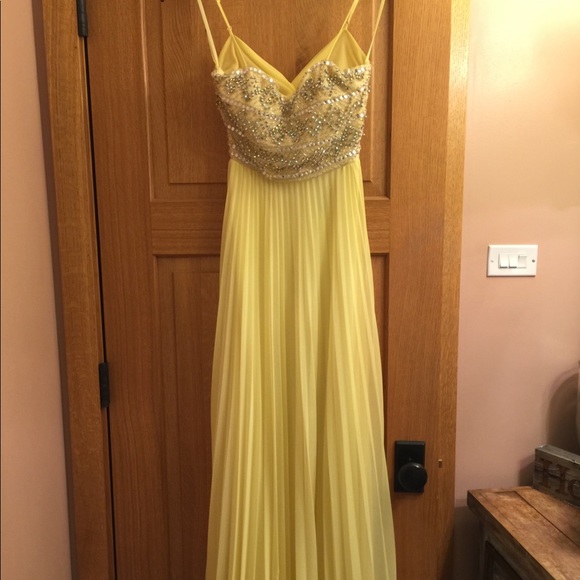 macys lemon dress